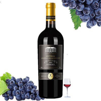 法國(guó)原瓶進(jìn)口紅酒瑞帝歌夢(mèng)堡干紅葡萄酒 法國(guó)波爾多AOP紅酒單支裝